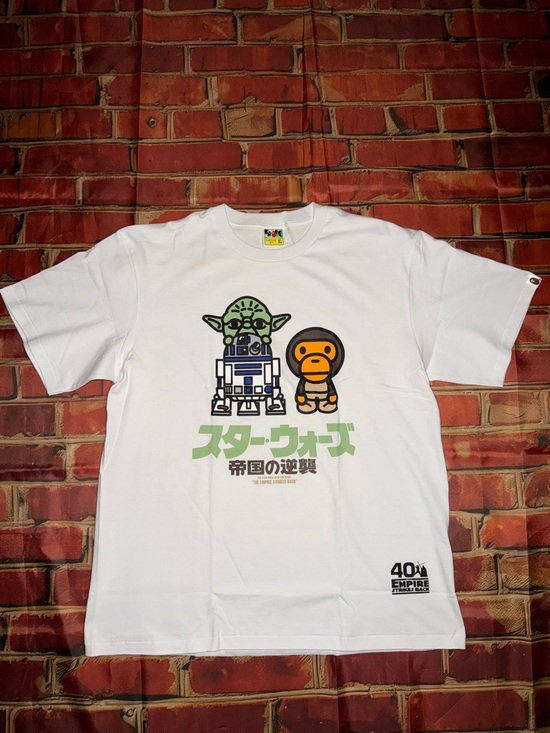 A Bathing Ape Other - 100% Authentic A Bathing Ape x Star Wars “Baby Milo & Yoda” Men’s XL Brand New
